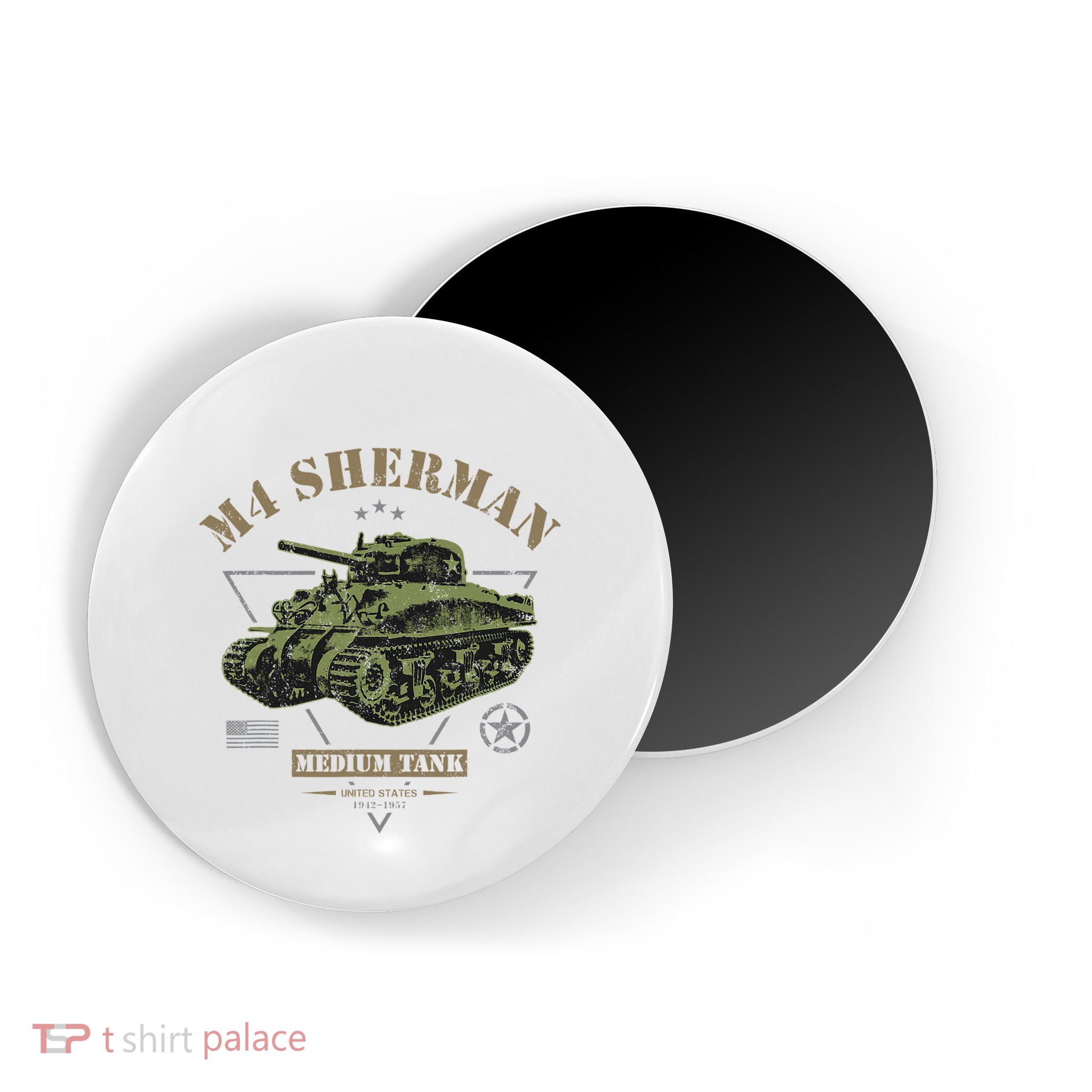 M4 Sherman Ww2 Tank Magnet