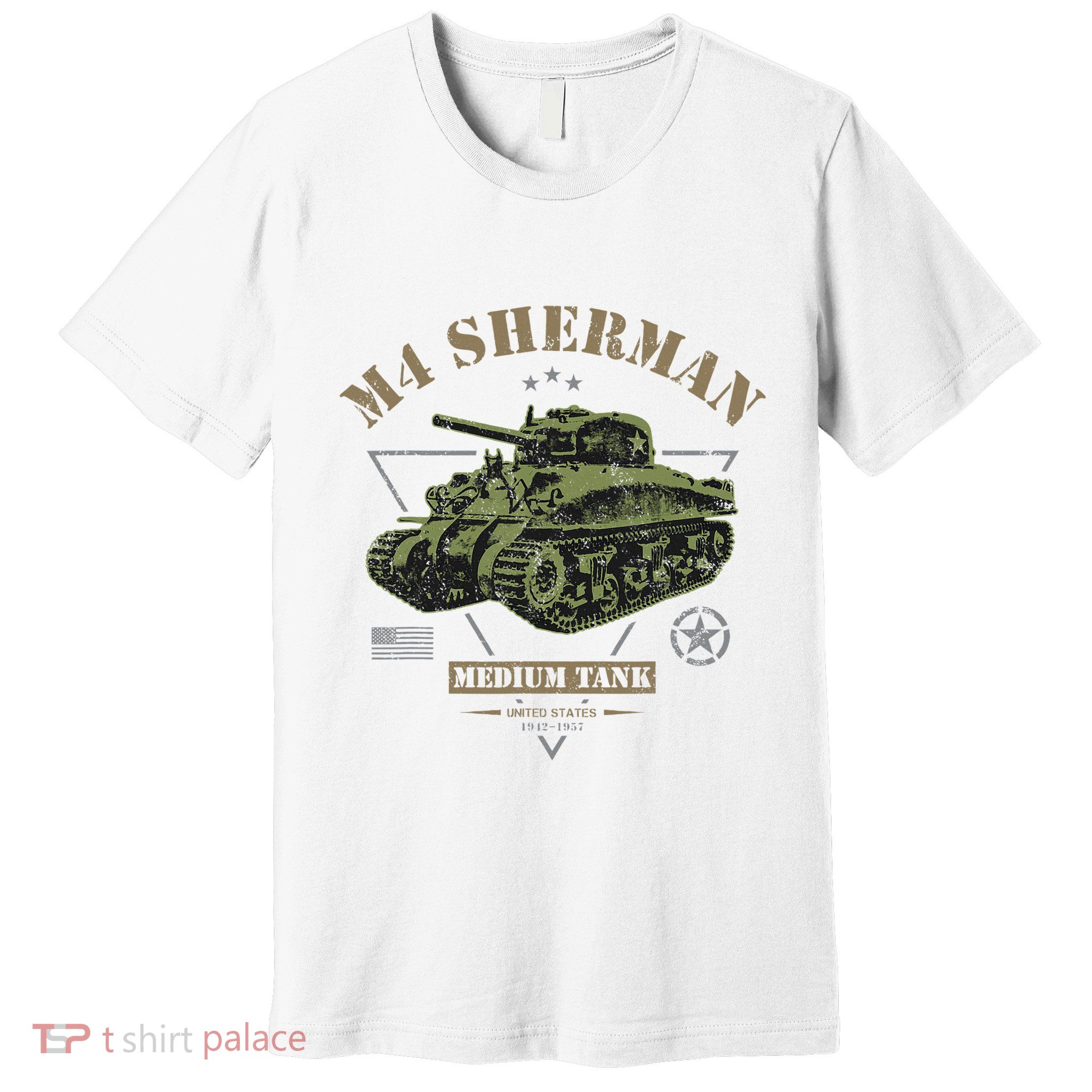 M4 Sherman Ww2 Tank Premium T-Shirt
