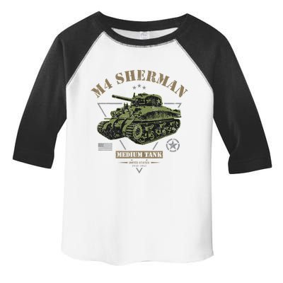 M4 Sherman Ww2 Tank Toddler Fine Jersey T-Shirt
