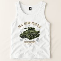 M4 Sherman Ww2 Tank Tank Top