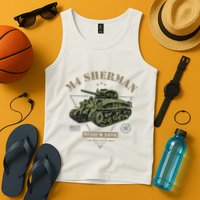 M4 Sherman Ww2 Tank Tank Top