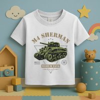 M4 Sherman Ww2 Tank Toddler T-Shirt