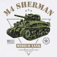 M4 Sherman Ww2 Tank Toddler T-Shirt