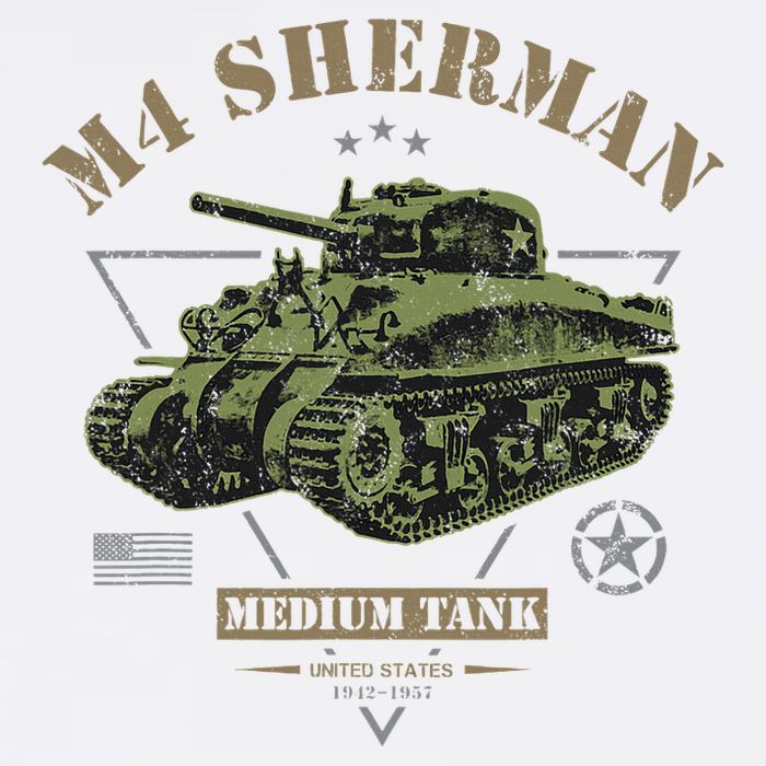 M4 Sherman Ww2 Tank Toddler T-Shirt