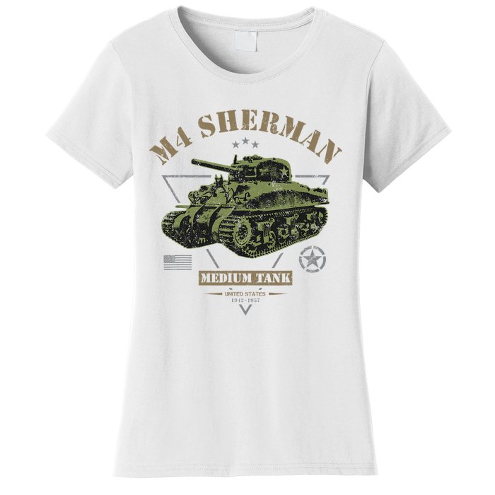 M4 Sherman Ww2 Tank Women's T-Shirt