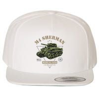 M4 Sherman Ww2 Tank Wool Snapback Cap