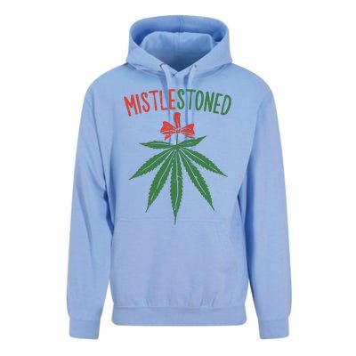 Mistlestoned Shirts Weed Stoner Christmas Gift Marijuana 420 Unisex Surf Hoodie