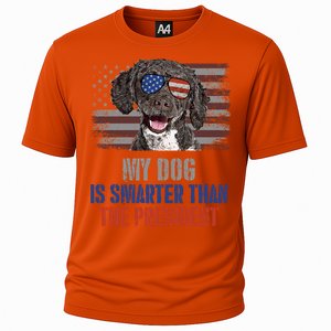 My Spanish Water Dog Smarter Than President Gift Cooling Performance Crew T-Shirt