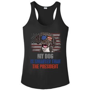 My Spanish Water Dog Smarter Than President Gift Ladies PosiCharge Competitor Racerback Tank