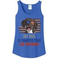 My Spanish Water Dog Smarter Than President Gift Ladies Essential Tank