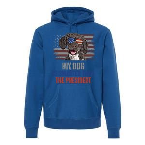 My Spanish Water Dog Smarter Than President Gift Premium Hoodie