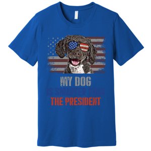 My Spanish Water Dog Smarter Than President Gift Premium T-Shirt