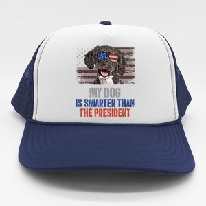 My Spanish Water Dog Smarter Than President Gift Trucker Hat