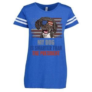 My Spanish Water Dog Smarter Than President Gift Enza Ladies Jersey Football T-Shirt