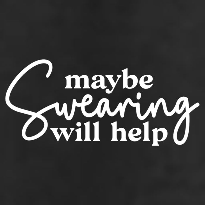 Maybe Swearing Will Help Funny Sarcastic Mom Dad Gift 11oz C Handle Ceramic Mug
