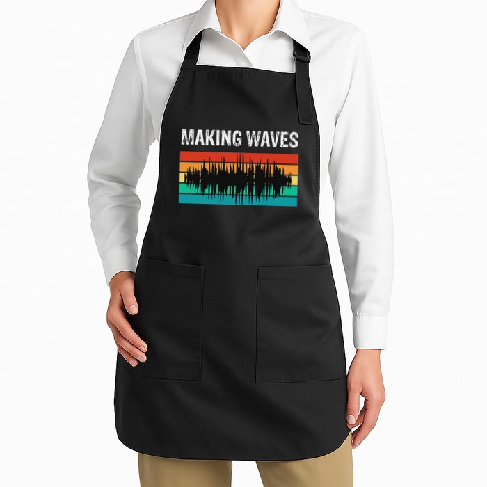 Making Sound Waves Beats Beat Makers Music Producer Apron