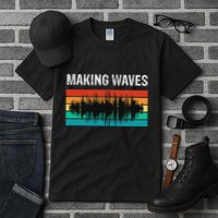 Making Sound Waves Beats Beat Makers Music Producer Tall T-Shirt