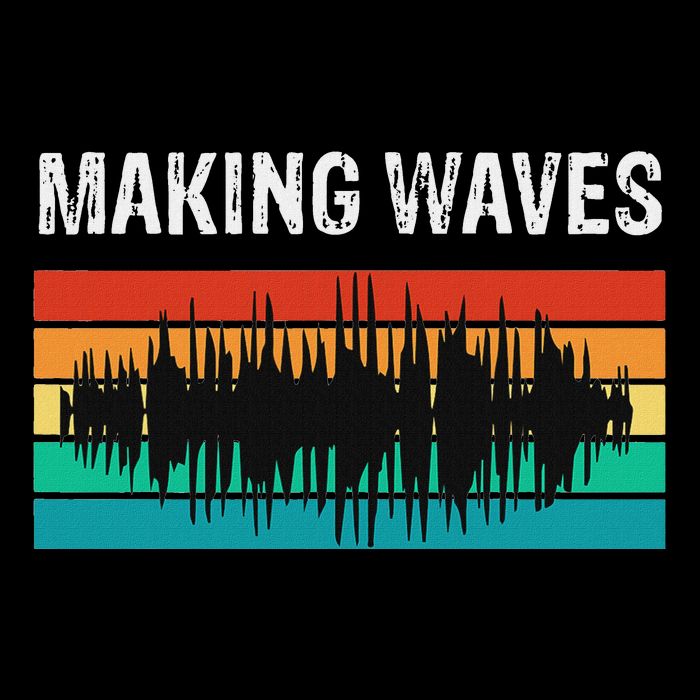 Making Sound Waves Beats Beat Makers Music Producer Tall T-Shirt