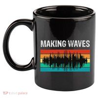 Making Sound Waves Beats Beat Makers Music Producer 11oz C Handle Ceramic Mug