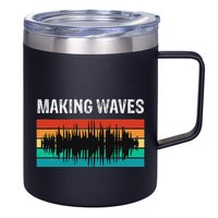 Making Sound Waves Beats Beat Makers Music Producer 12oz Stainless Steel Coffee Mug