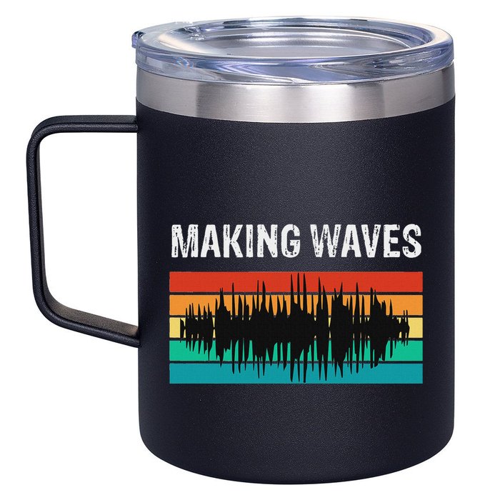 Making Sound Waves Beats Beat Makers Music Producer 12oz Stainless Steel Coffee Mug