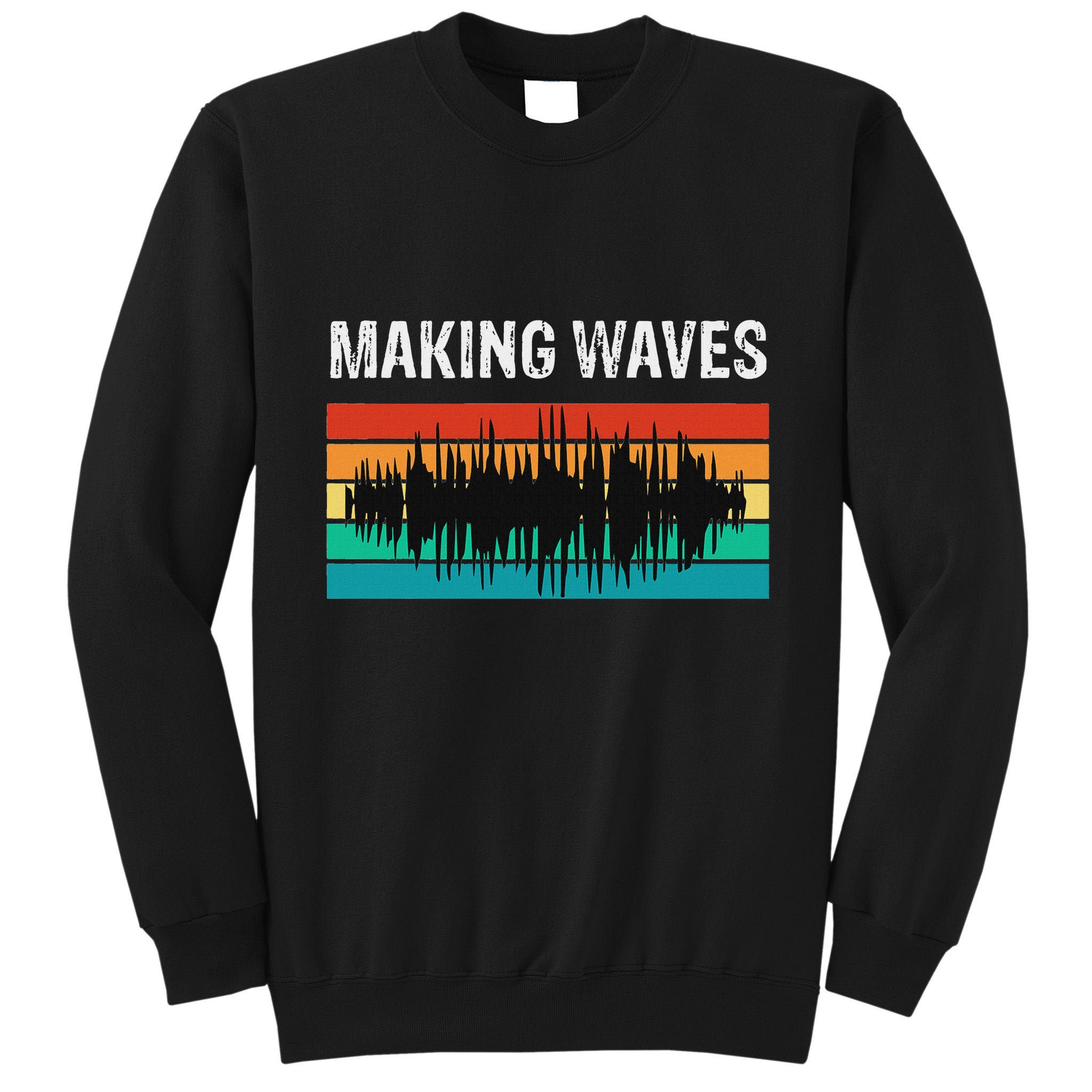Making Sound Waves Beats Beat Makers Music Producer Tall Sweatshirt
