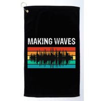 Making Sound Waves Beats Beat Makers Music Producer Golf Towel