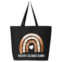 Multiple Sclerosis Warrior Orange Ribbon Ms Day Great Gift 25L Jumbo Tote
