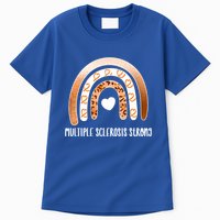 Multiple Sclerosis Warrior Orange Ribbon Ms Day Great Gift Tall T-Shirt
