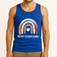Multiple Sclerosis Warrior Orange Ribbon Ms Day Great Gift Tank Top