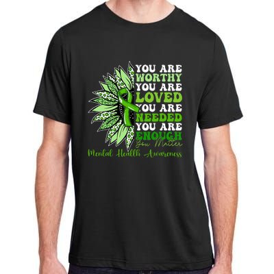 Motivational Support Warrior Mental Health Awareness Gifts Adult ChromaSoft Performance T-Shirt