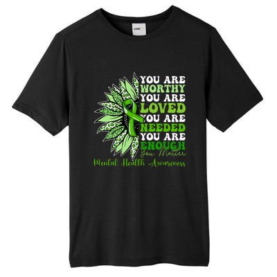 Motivational Support Warrior Mental Health Awareness Gifts Tall Fusion ChromaSoft Performance T-Shirt