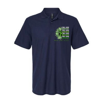 Motivational Support Warrior Mental Health Awareness Gifts Softstyle Adult Sport Polo