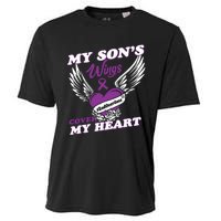 My Sons Wings Love Cover My Heart Gift Cooling Performance Crew T-Shirt