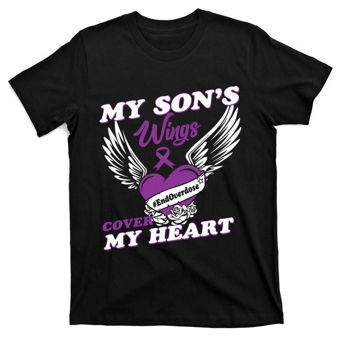 My Sons Wings Love Cover My Heart Gift T-Shirt