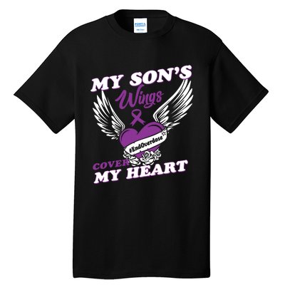 My Sons Wings Love Cover My Heart Gift Tall T-Shirt