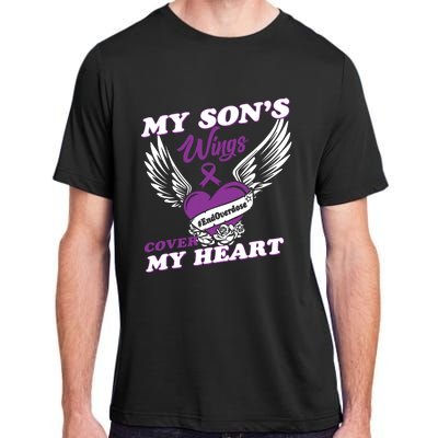 My Sons Wings Love Cover My Heart Gift Adult ChromaSoft Performance T-Shirt