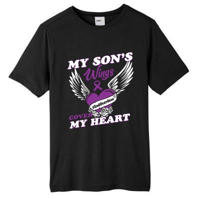 My Sons Wings Love Cover My Heart Gift Tall Fusion ChromaSoft Performance T-Shirt