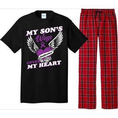 My Sons Wings Love Cover My Heart Gift Pajama Set