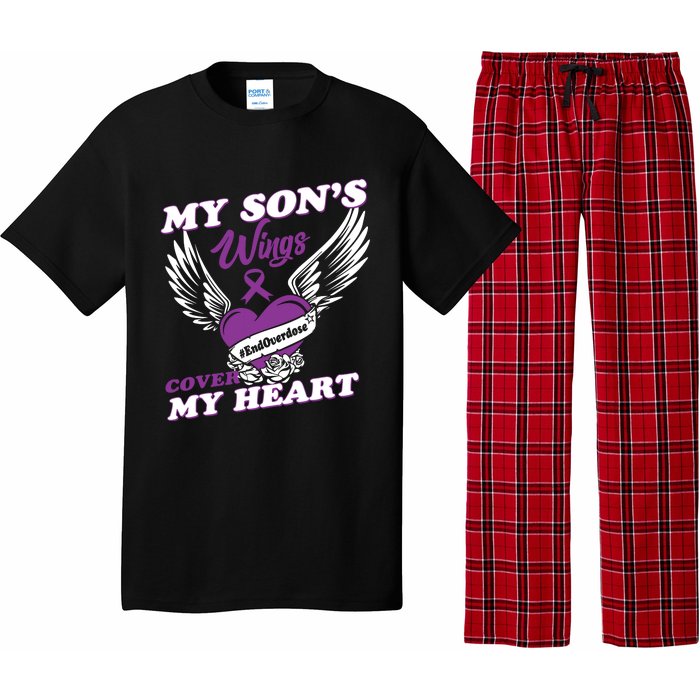 My Sons Wings Love Cover My Heart Gift Pajama Set