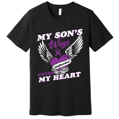 My Sons Wings Love Cover My Heart Gift Premium T-Shirt