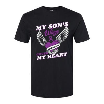 My Sons Wings Love Cover My Heart Gift Softstyle CVC T-Shirt