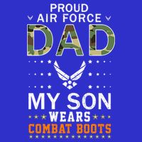 My Son Wear Combat Bootsgiftproud Air Force Dad Camouflage Army Gift 16 in Basic Backpack