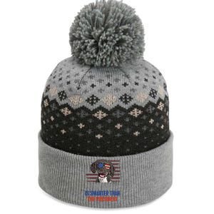 My Spanish Water Dog Smarter Than President Meaningful Gift The Baniff Cuffed Pom Beanie