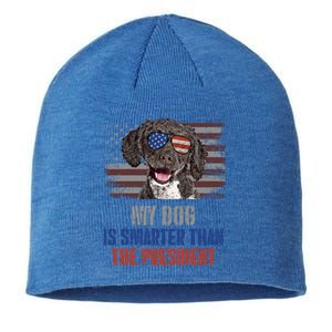 My Spanish Water Dog Smarter Than President Meaningful Gift Sustainable Beanie