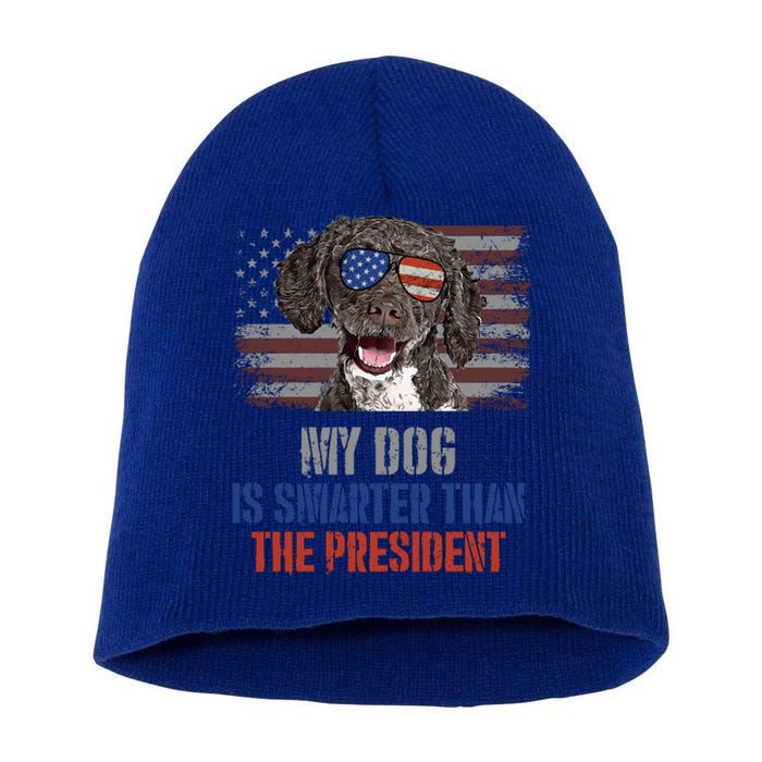 My Spanish Water Dog Smarter Than President Meaningful Gift Short Acrylic Beanie