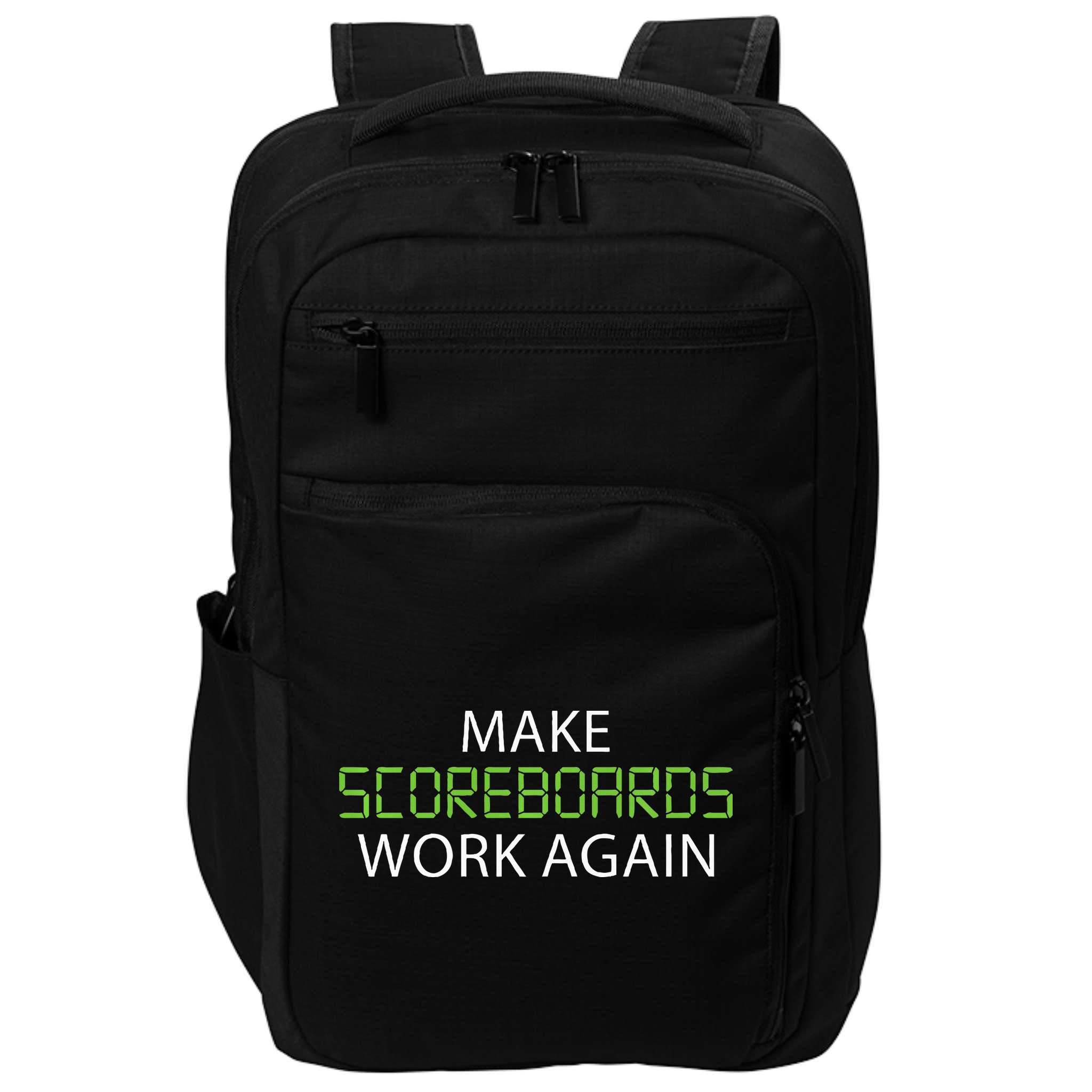 Make Scoreboards Work Again Baseball Premium Impact Tech Backpack