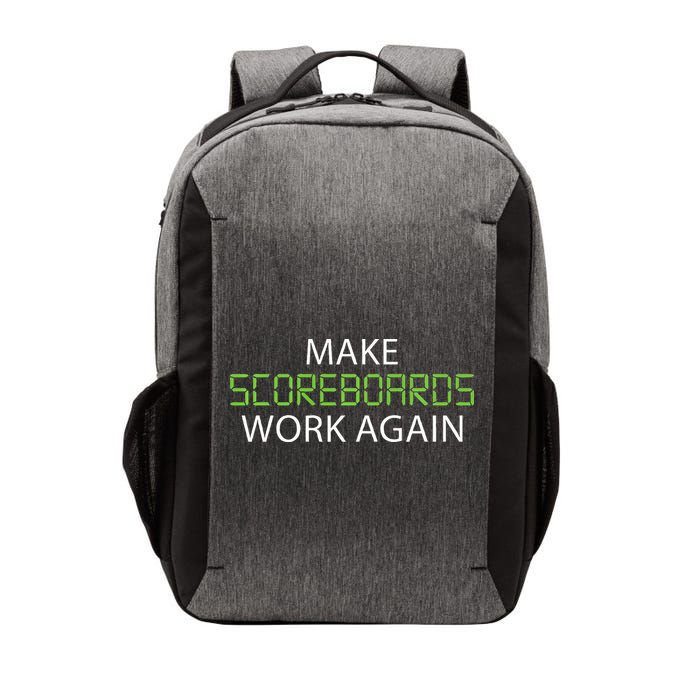 Make Scoreboards Work Again Baseball Premium Vector Backpack
