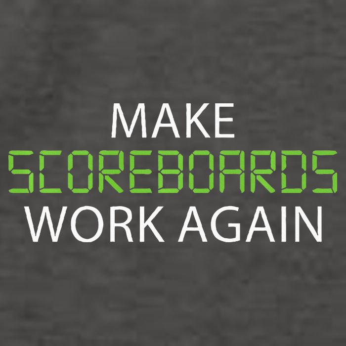 Make Scoreboards Work Again Baseball Premium Vector Backpack