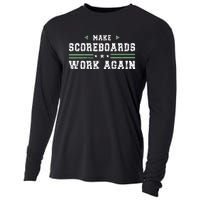 Make Scoreboards Work Again Funny Baseball And Softball Cooling Performance Long Sleeve Crew